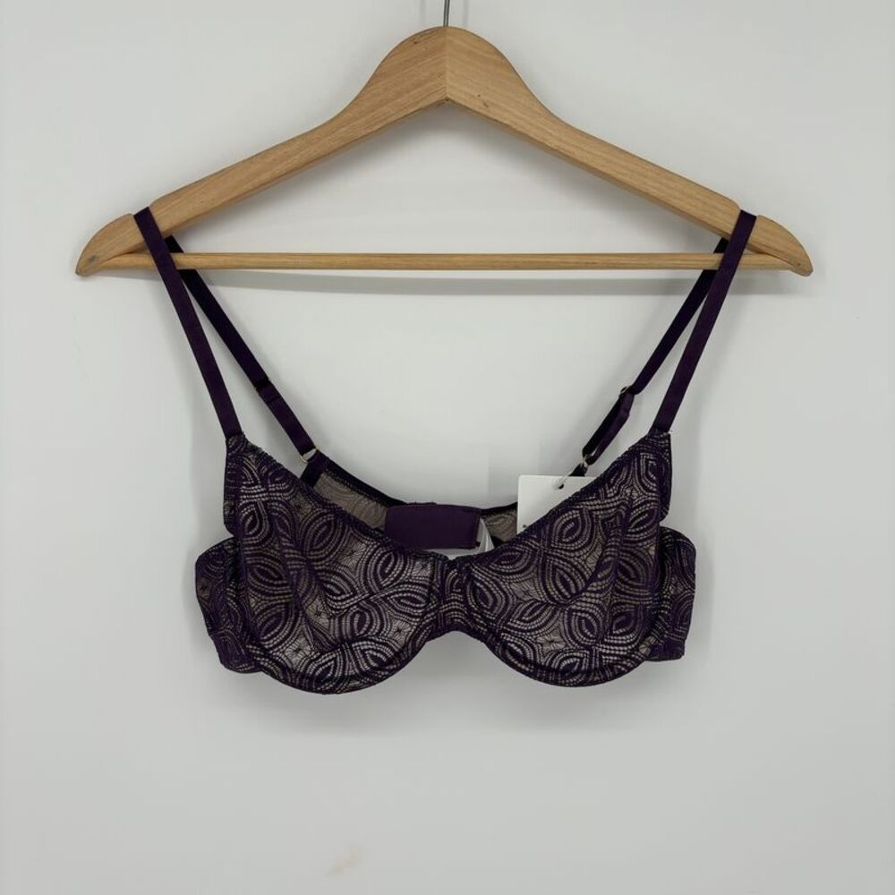Hanro Geometric Lace Underwire Bra